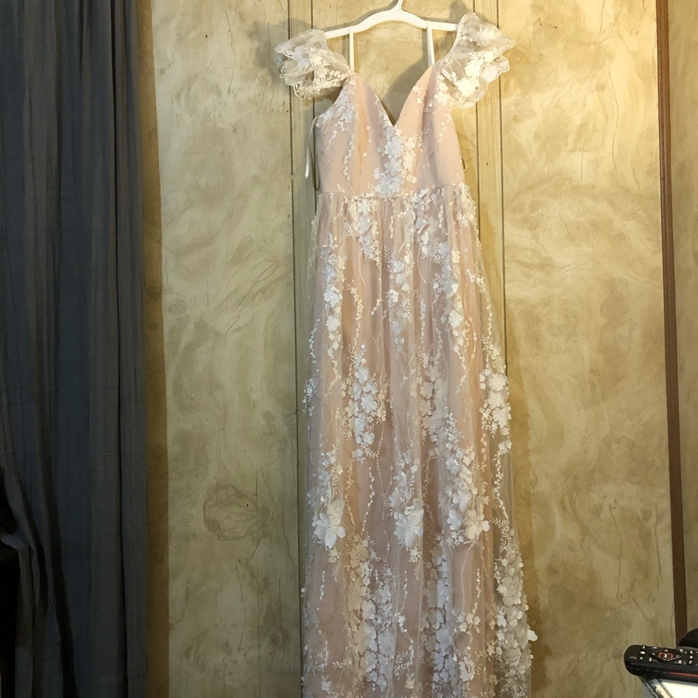 White/cream Maternity Dress